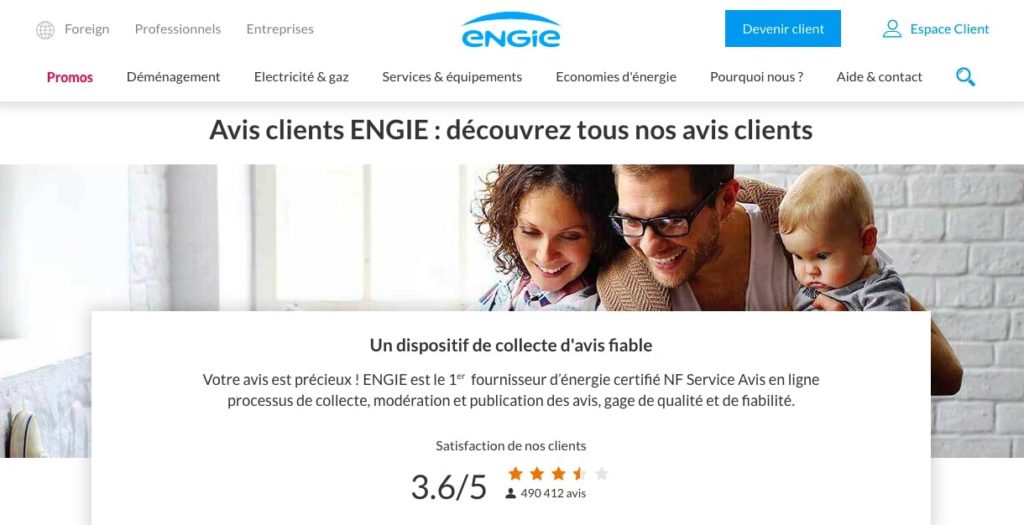 Quel est l'avis des clients Engie ?