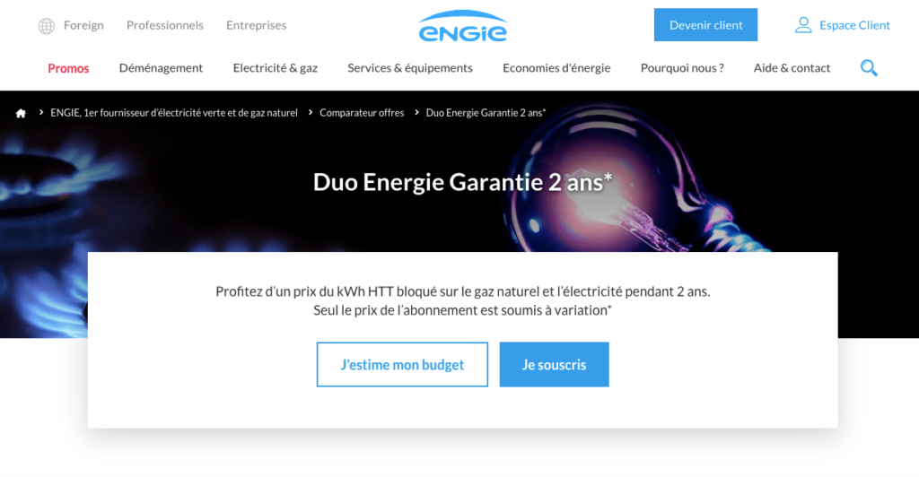 Avis Engie : Gaz Energie Garantie